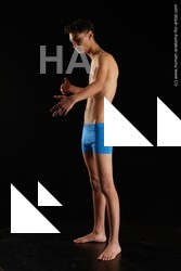 Underwear Man White Standing poses - ALL Slim Short Black Standing poses - simple Standard Photoshoot  Academic