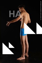 Underwear Man White Standing poses - ALL Slim Short Black Standing poses - simple Standard Photoshoot  Academic