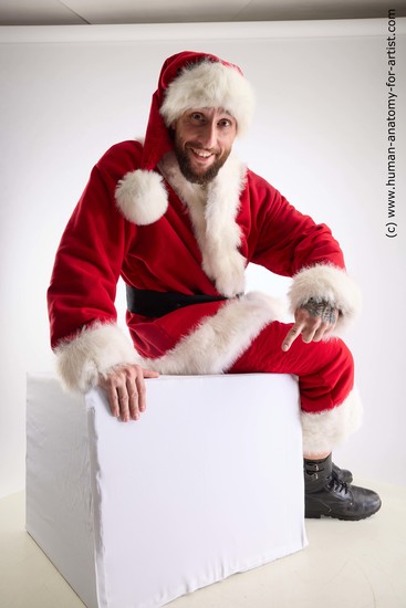 Man White Sitting poses - simple Muscular Short Brown Sitting poses - ALL Standard Photoshoot Academic