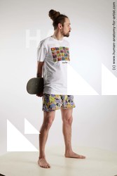 Casual Man White Standing poses - ALL Slim Brown Standing poses - simple Dreadlocks Standard Photoshoot Academic