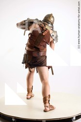 Casual Fighting with sword Man White Standing poses - ALL Muscular Short Brown Standing poses - simple Standard Photoshoot Academic Fighting poses - ALL