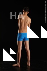 Underwear Man White Standing poses - ALL Slim Short Black Standing poses - simple Standard Photoshoot  Academic