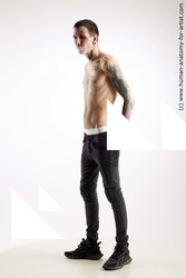 Casual Man White Standing poses - ALL Underweight Short Brown Standing poses - simple Standard Photoshoot Academic