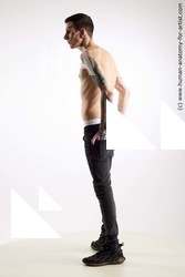 Casual Man White Standing poses - ALL Underweight Short Brown Standing poses - simple Standard Photoshoot Academic