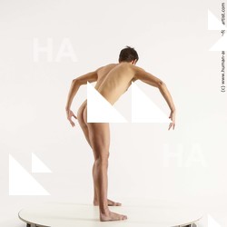 Nude Man White Standing poses - ALL Slim Short Brown Standing poses - simple Standard Photoshoot Realistic