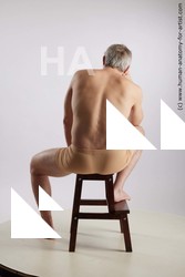 Underwear Man White Sitting poses - simple Slim Short Grey Sitting poses - ALL Standard Photoshoot Realistic