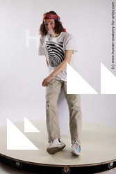 Casual Man White Sitting poses - simple Slim Long Brown Sitting poses - ALL Standard Photoshoot  Academic