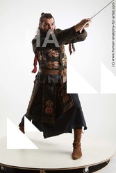 Casual Fighting with sword Man White Standing poses - ALL Slim Long Brown Standing poses - simple Standard Photoshoot Academic Fighting poses - ALL