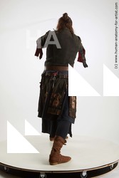 Casual Fighting with sword Man White Standing poses - ALL Slim Long Brown Standing poses - simple Standard Photoshoot Academic Fighting poses - ALL