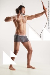 Nude Fighting Man Black Standing poses - ALL Muscular Long Black Standing poses - simple Standard Photoshoot Academic Fighting poses - ALL