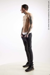 Casual Man White Standing poses - ALL Underweight Short Brown Standing poses - simple Standard Photoshoot Academic