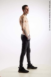 Casual Man White Standing poses - ALL Underweight Short Brown Standing poses - simple Standard Photoshoot Academic