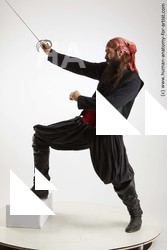 Casual Fighting with sword Man White Standing poses - ALL Slim Long Brown Standing poses - simple Standard Photoshoot Academic Fighting poses - ALL