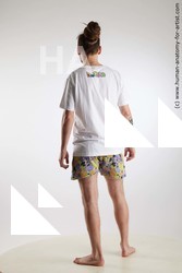 Casual Man White Standing poses - ALL Slim Brown Standing poses - simple Dreadlocks Standard Photoshoot Academic