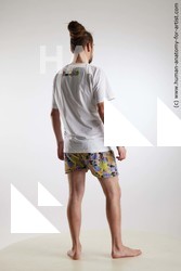 Casual Man White Standing poses - ALL Slim Brown Standing poses - simple Dreadlocks Standard Photoshoot Academic