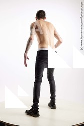 Casual Fighting with knife Man White Standing poses - ALL Underweight Short Brown Standing poses - simple Standard Photoshoot Academic Fighting poses - ALL