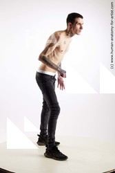 Casual Fighting with knife Man White Standing poses - ALL Underweight Short Brown Standing poses - simple Standard Photoshoot Academic Fighting poses - ALL