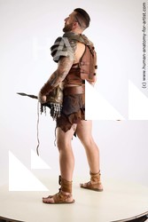 Man White Standing poses - ALL Muscular Short Brown Standing poses - simple Standard Photoshoot Academic