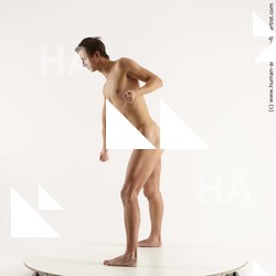 Nude Man White Standing poses - ALL Slim Short Brown Standing poses - simple Standard Photoshoot Realistic