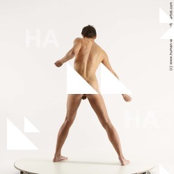 Nude Man White Standing poses - ALL Slim Short Brown Standing poses - simple Standard Photoshoot Realistic
