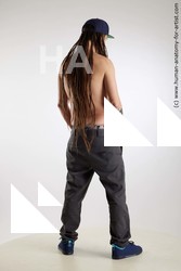 Casual Man White Standing poses - ALL Slim Brown Standing poses - simple Dreadlocks Standard Photoshoot Academic