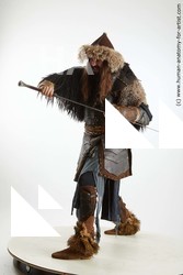 Casual Fighting with sword Man White Standing poses - ALL Slim Long Brown Standing poses - simple Standard Photoshoot Academic Fighting poses - ALL