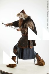 Casual Fighting with sword Man White Standing poses - ALL Slim Long Brown Standing poses - simple Standard Photoshoot Academic Fighting poses - ALL