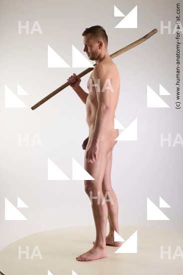Nude Man White Standing poses - ALL Slim Short Brown Standing poses - simple Standard Photoshoot Realistic