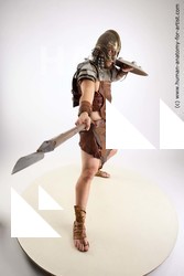 Casual Fighting with sword Man White Standing poses - ALL Muscular Short Brown Standing poses - simple Standard Photoshoot Academic Fighting poses - ALL
