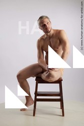 Underwear Man White Sitting poses - simple Slim Short Grey Sitting poses - ALL Standard Photoshoot Academic