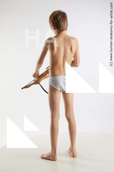 Underwear Man White Standing poses - ALL Slim Short Blond Standing poses - simple Standard Photoshoot  Academic