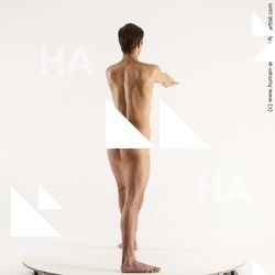 Nude Man White Standing poses - ALL Slim Short Brown Standing poses - simple Standard Photoshoot Realistic