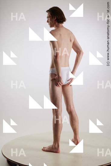 Nude Man White Standing poses - ALL Slim Short Brown Standing poses - simple Standard Photoshoot Academic