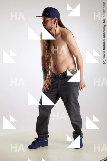 Casual Man White Standing poses - ALL Slim Brown Standing poses - simple Dreadlocks Standard Photoshoot Academic