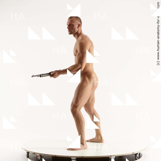 Fighting with gun Man White Standing poses - ALL Standing poses - simple Standard Photoshoot Realistic Fighting poses - ALL