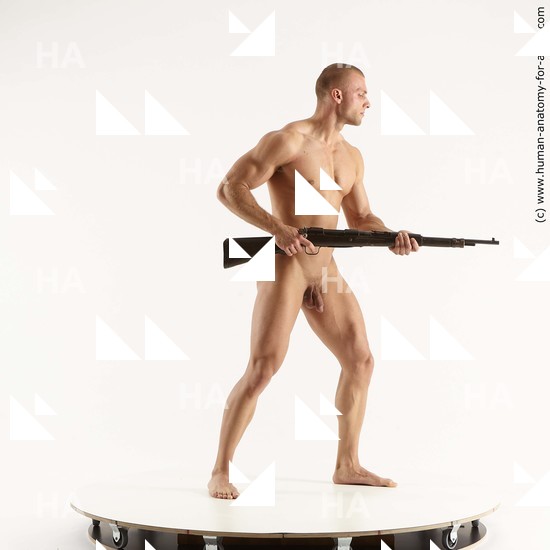 Fighting with gun Man White Standing poses - ALL Standing poses - simple Standard Photoshoot Realistic Fighting poses - ALL