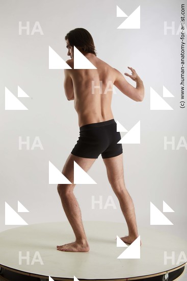 Underwear Man Standing poses - ALL Standing poses - simple Standard Photoshoot Academic