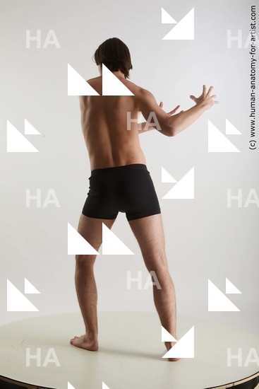 Underwear Man Standing poses - ALL Standing poses - simple Standard Photoshoot Academic
