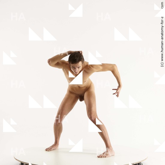 Nude Man Standing poses - ALL Standing poses - simple Standard Photoshoot Realistic
