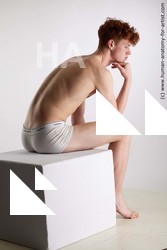 Underwear Man Sitting poses - simple Sitting poses - ALL Standard Photoshoot Academic
