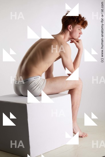 Underwear Man Sitting poses - simple Sitting poses - ALL Standard Photoshoot Academic