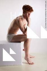 Underwear Man Sitting poses - simple Sitting poses - ALL Standard Photoshoot Academic