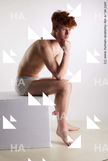Underwear Man Sitting poses - simple Sitting poses - ALL Standard Photoshoot Academic