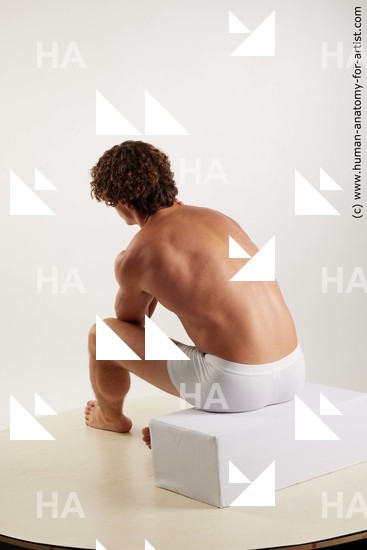 Underwear Man Sitting poses - simple Sitting poses - ALL Standard Photoshoot Academic