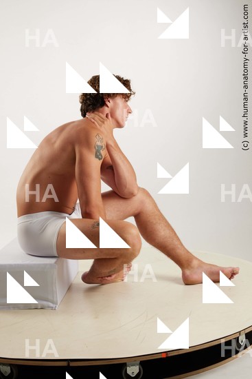 Underwear Man Sitting poses - simple Sitting poses - ALL Standard Photoshoot Academic