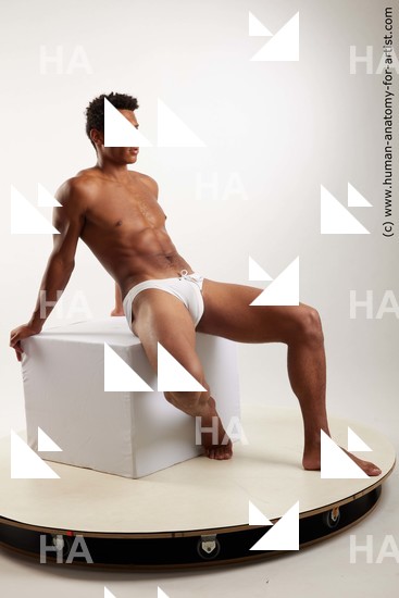 Swimsuit Man Sitting poses - simple Sitting poses - ALL Standard Photoshoot Academic