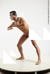 Nude Man Asian Standing poses - ALL Standing poses - simple Standard Photoshoot Realistic