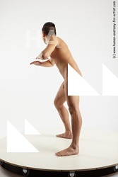 Nude Man Asian Standing poses - ALL Standing poses - simple Standard Photoshoot Realistic