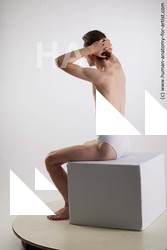 Underwear Man Sitting poses - simple Sitting poses - ALL Standard Photoshoot Academic