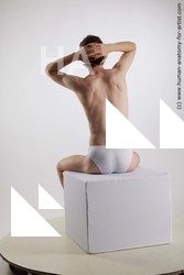 Underwear Man Sitting poses - simple Sitting poses - ALL Standard Photoshoot Academic